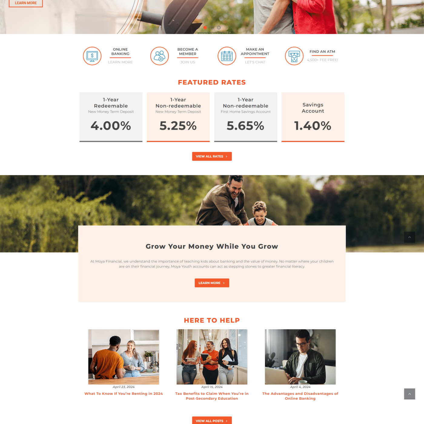 Moya Financial Web Development